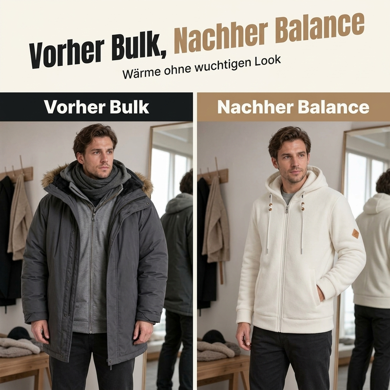 🧸 Unisex ultra-warmer Sherpa-Kapuzenpullover – Kuschelig, warm & immer passend – Jetzt 50% Rabatt!