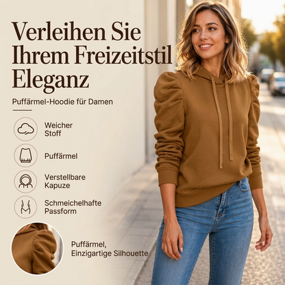 ☁️ Damen Hoodie mit Puffärmeln – Lässig, feminin & immer passend – Jetzt 50% Rabatt!