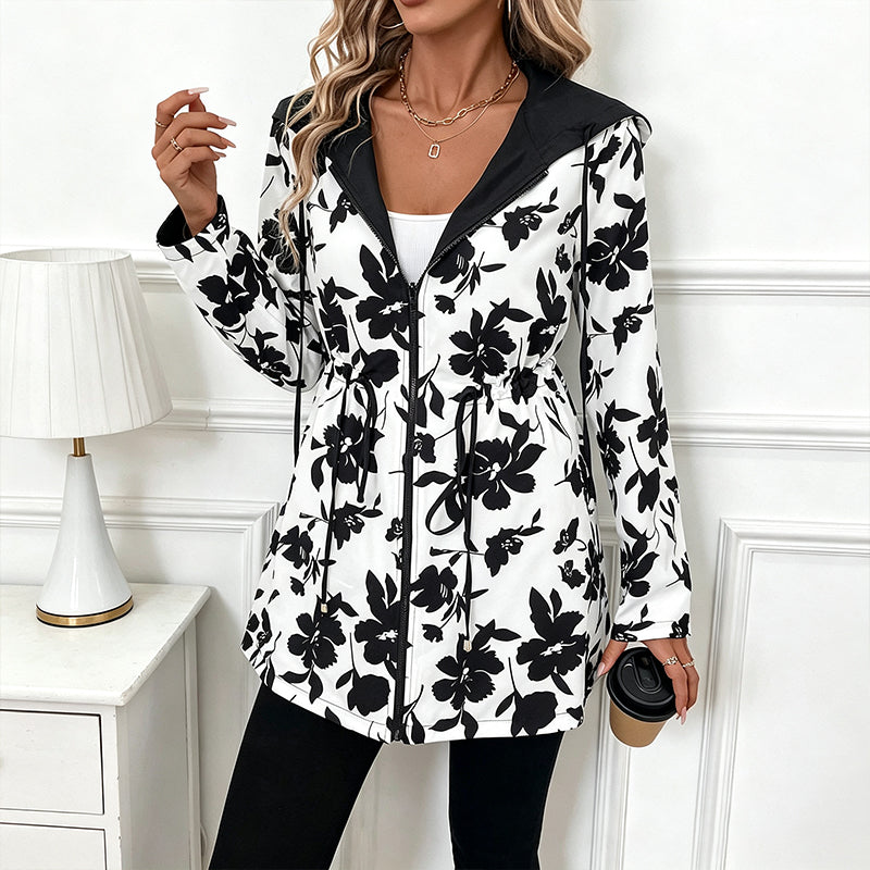 📢🎉50%Rabatt!!!🛍️✨Wendbare Kapuzenjacke mit Leopardenmuster für Damen