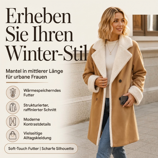 🔥 50% Rabatt 🧥 Eleganter Winter-Wollmantel für Damen