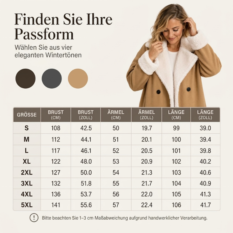 🔥 50% Rabatt 🧥 Eleganter Winter-Wollmantel für Damen