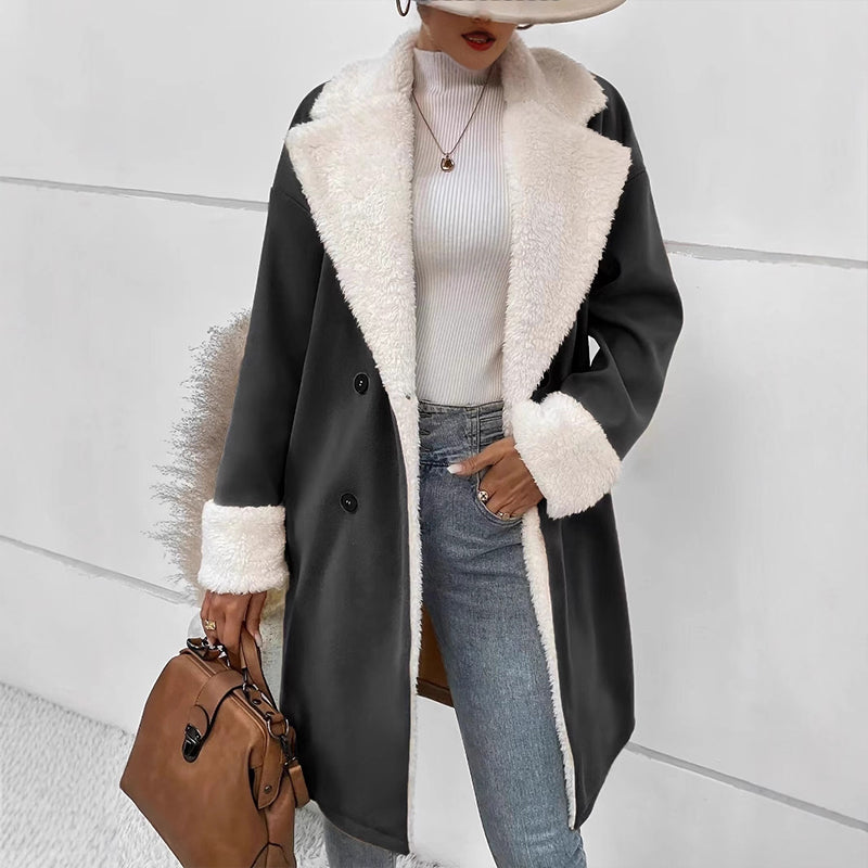 🔥 50% Rabatt 🧥 Eleganter Winter-Wollmantel für Damen