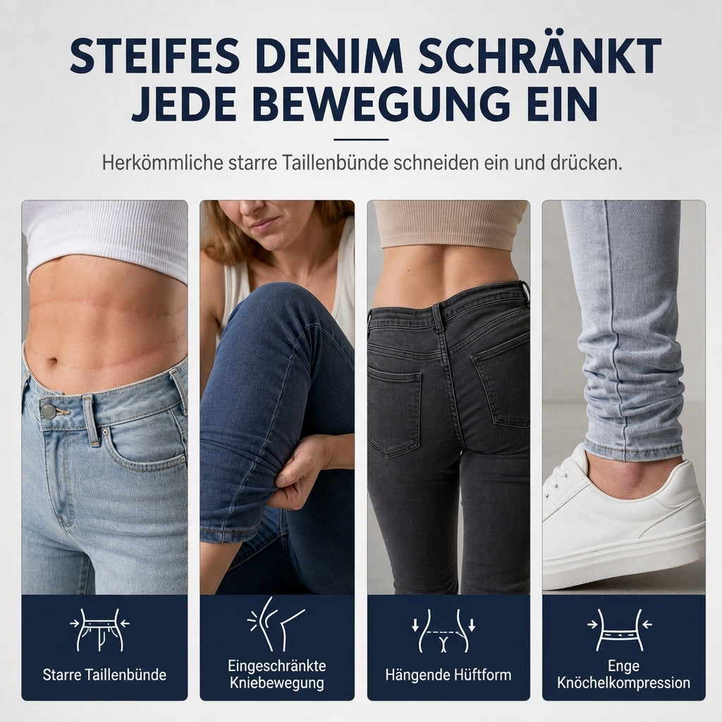 🔥Beliebtes Produkt ！✨Damen-Hochbund-Schlanke Bleistifthose