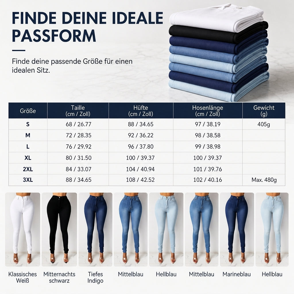 🔥Beliebtes Produkt ！✨Damen-Hochbund-Schlanke Bleistifthose
