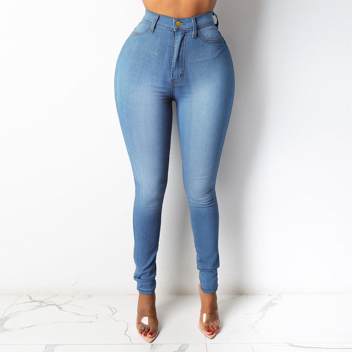 🔥Beliebtes Produkt ！✨Damen-Hochbund-Schlanke Bleistifthose