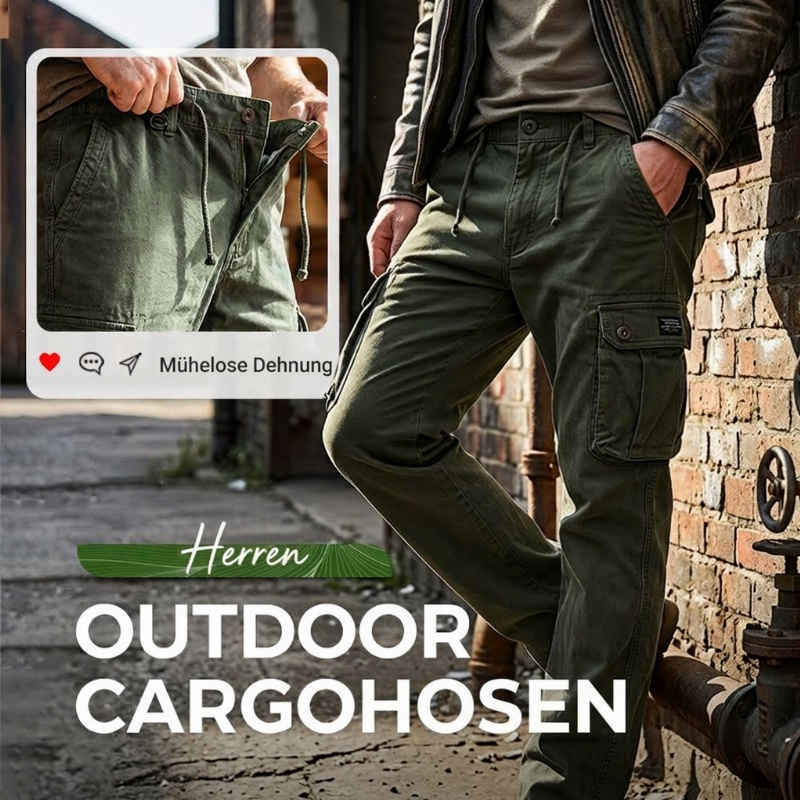 🔥Beliebtes Produkt ！✨Herren Cargo-Taktikhose aus Baumwolle