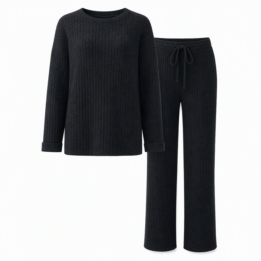 🔥Beliebtes Produkt ！✨Freizeit-Loungewear-Set aus Strick für Damen
