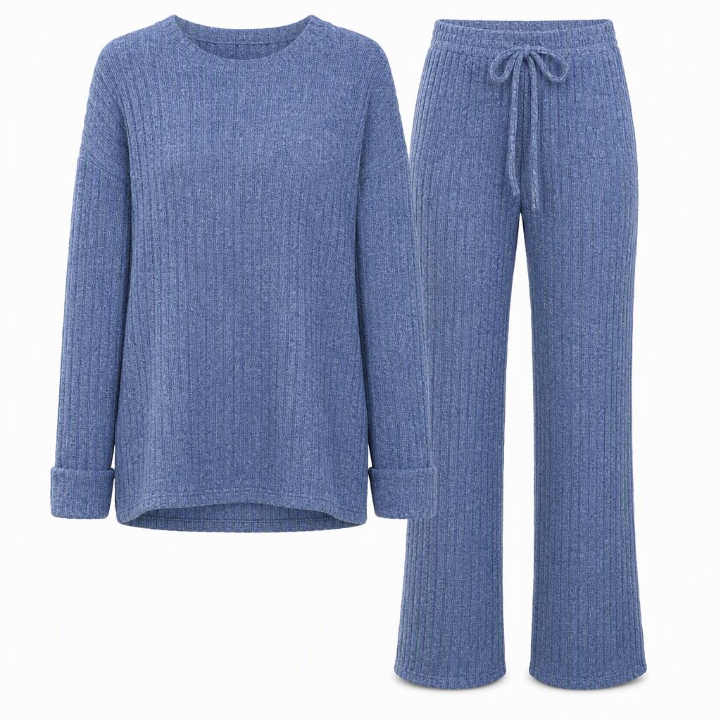 🔥Beliebtes Produkt ！✨Freizeit-Loungewear-Set aus Strick für Damen