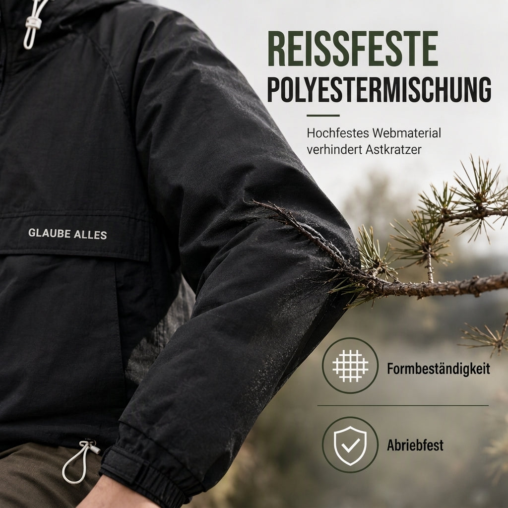 📢📢50%Rabatt!!!🎉✨Wasserabweisende Outdoor-Wanderjacke mit Kapuze und mehreren Taschen