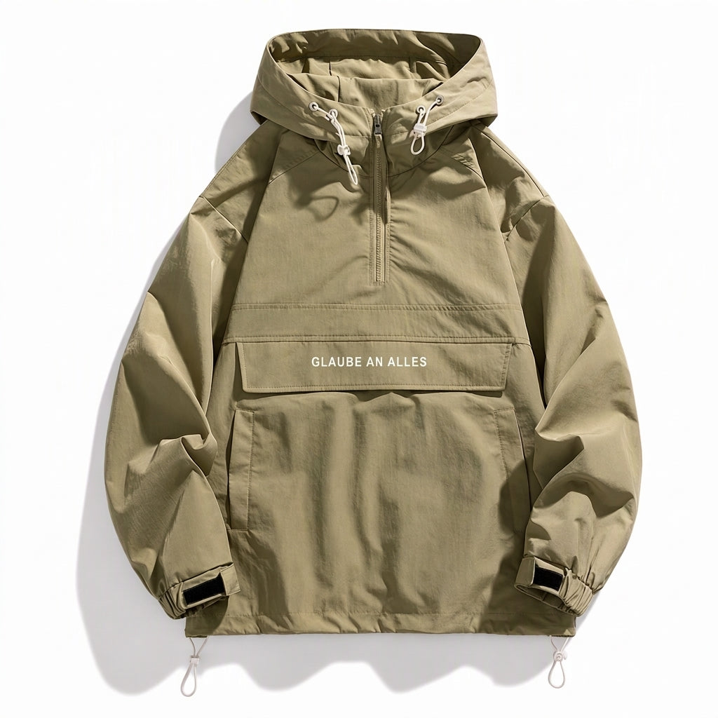 📢📢50%Rabatt!!!🎉✨Wasserabweisende Outdoor-Wanderjacke mit Kapuze und mehreren Taschen