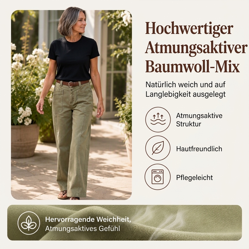 📢🎉50%Rabatt!!!🛍️✨Freizeit-Hose mit geradem Bein für Damen