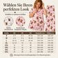 🌟 Der Look, den alle suchen – bei uns 50% günstiger!  Damen 3-teiliges Pyjama-Set mit Hochlandkuh-Print