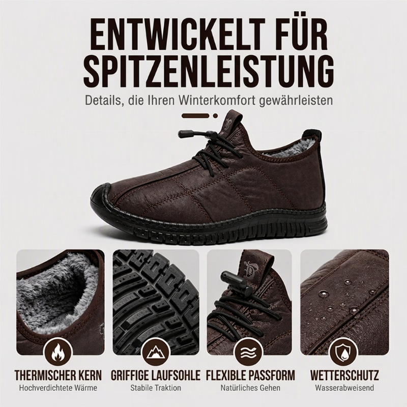 🛒 50% Rabatt – nur für kurze Zeit! ⏳ Herren rückengefütterte rutschfeste Gehschuhe
