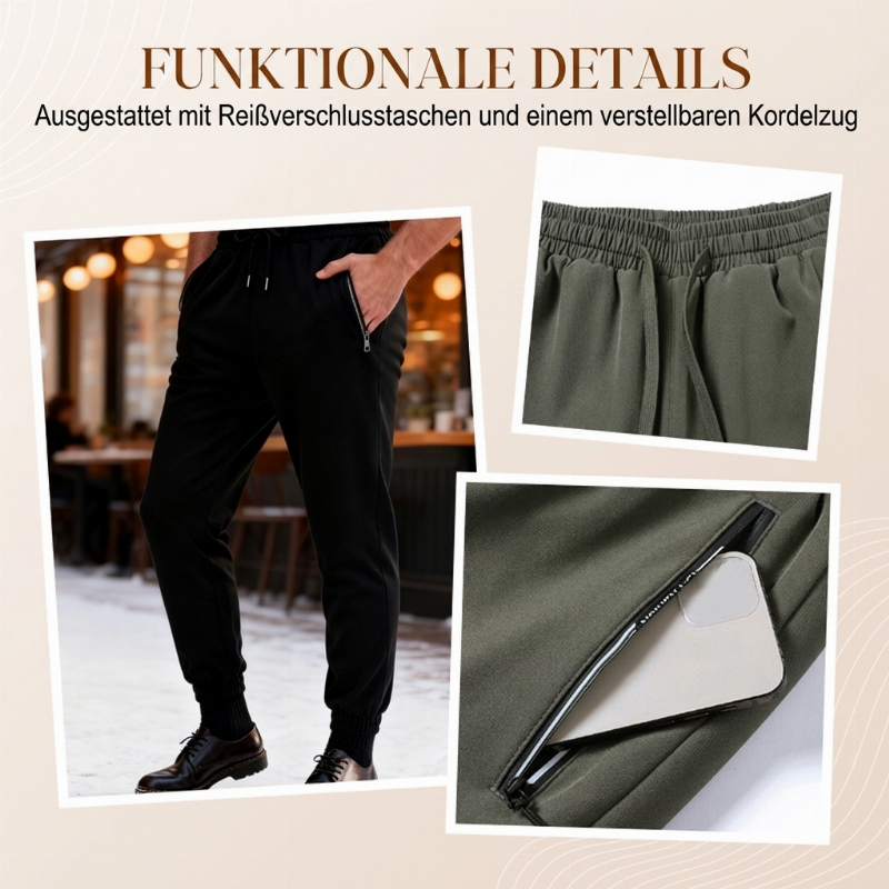 🎪 Neuheiten-Launch + 50% = doppelte Überraschung! Herren wasserdichte Hose mit warmem Futter und Kordelzug