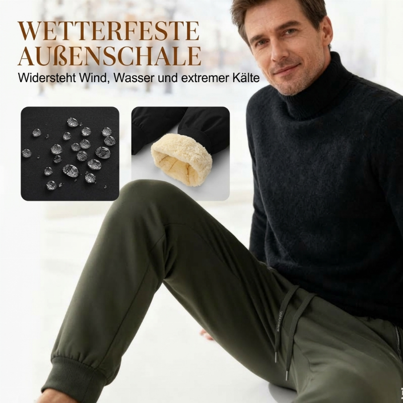 🎪 Neuheiten-Launch + 50% = doppelte Überraschung! Herren wasserdichte Hose mit warmem Futter und Kordelzug