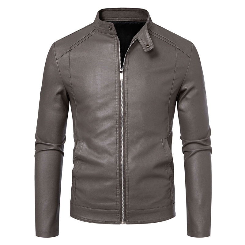 📢📢50%Rabatt!!!🎉✨Warme Bikerjacke in Slim Fit