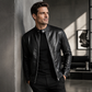 📢📢50%Rabatt!!!🎉✨Warme Bikerjacke in Slim Fit