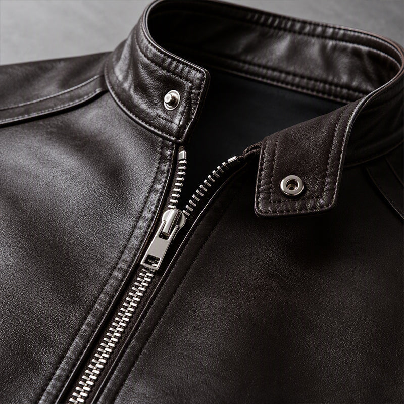 📢📢50%Rabatt!!!🎉✨Warme Bikerjacke in Slim Fit
