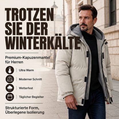 📢📢50%Rabatt!!!🎉✨Beheizbare, winddichte Herren-Winterjacke mit Kapuze