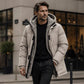 📢📢50%Rabatt!!!🎉✨Beheizbare, winddichte Herren-Winterjacke mit Kapuze