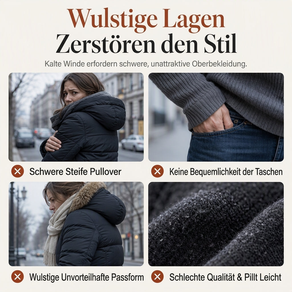 🔥🔥Räumungsverkauf✨✨Freizeit-Pulloverkleid aus weichem Fleece mit Kapuze für Damen