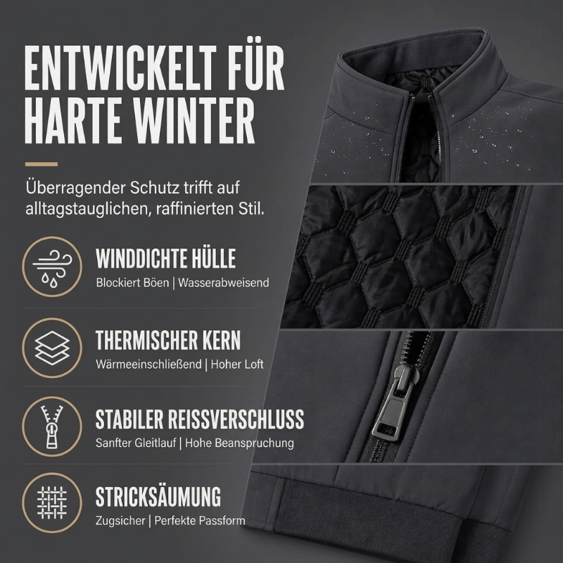 ✨Begrenzter Vorrat verfügbar, nicht verpassen!🔥🔥Klassische verdickte Winterjacke für Herren