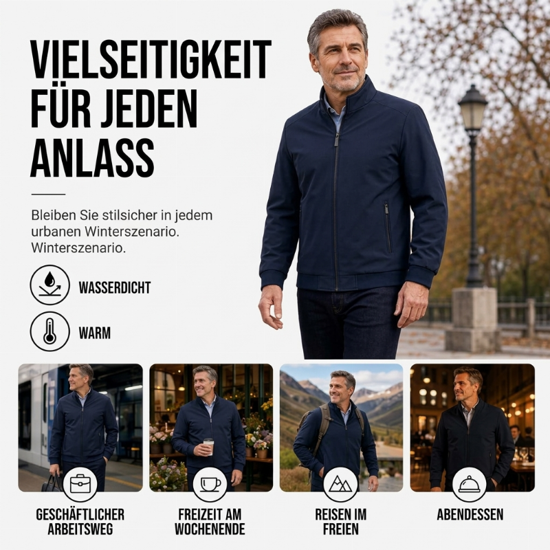 ✨Begrenzter Vorrat verfügbar, nicht verpassen!🔥🔥Klassische verdickte Winterjacke für Herren