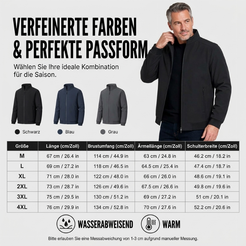 ✨Begrenzter Vorrat verfügbar, nicht verpassen!🔥🔥Klassische verdickte Winterjacke für Herren