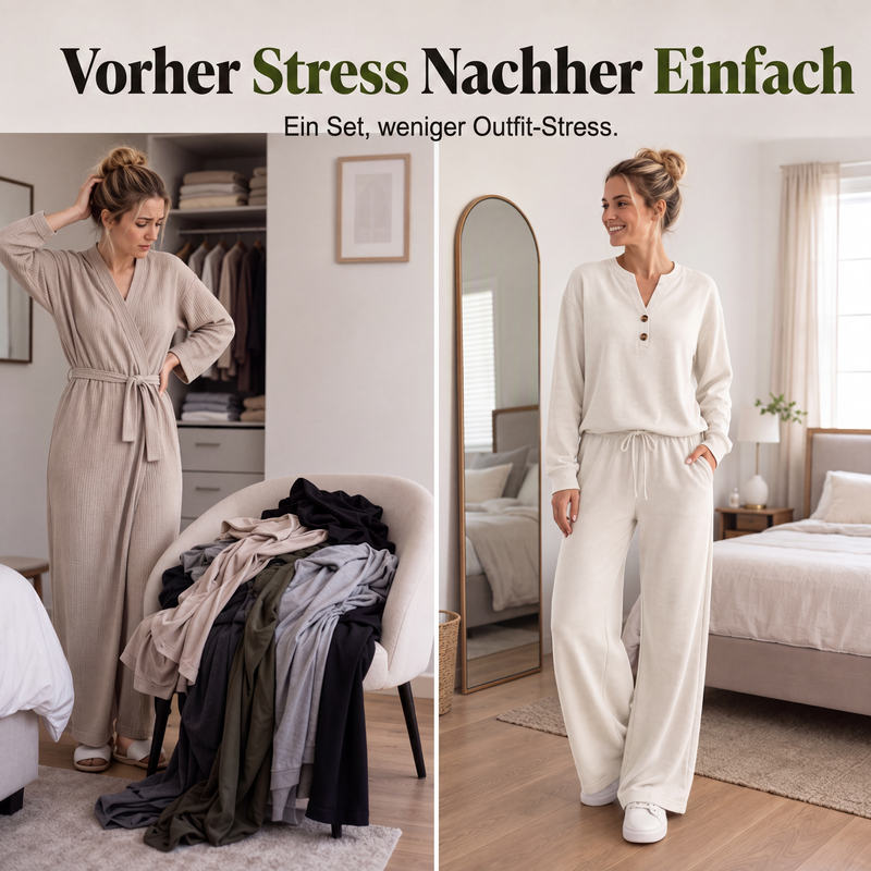📢🎉Riesige Ersparnisse🛍️✨Lässiges Zweiteiler-Set – perfekt für Alltag