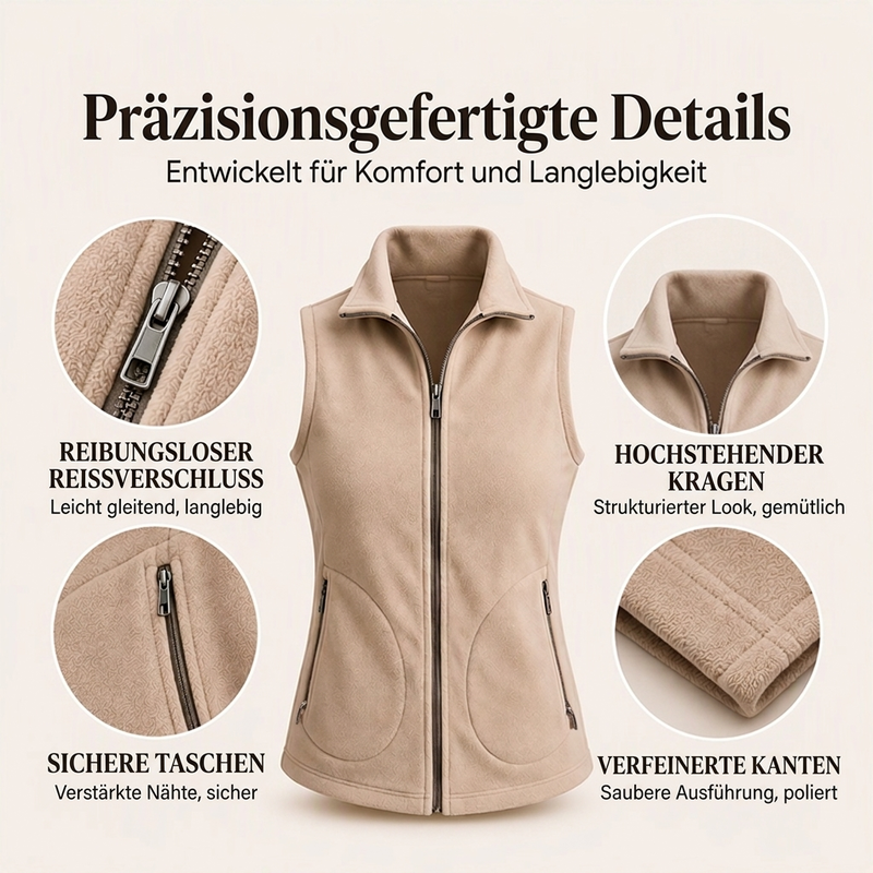 💥Wir haben das Vertrauen unserer Kunden durch unsere zuverlässige Logistik und unsere ehrlichen Angebote gewonnen!✌ ✔Damen Winter Thermo Stehkragen Weste