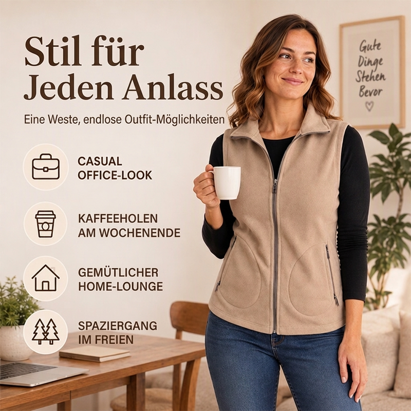 💥Wir haben das Vertrauen unserer Kunden durch unsere zuverlässige Logistik und unsere ehrlichen Angebote gewonnen!✌ ✔Damen Winter Thermo Stehkragen Weste