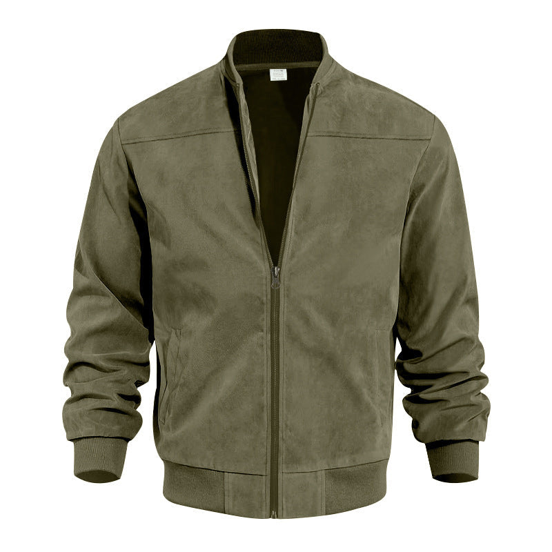 ✨Begrenzter Vorrat verfügbar, nicht verpassen!🔥🔥Klassische Bomberjacke für Herren mit Reißverschluss vorne