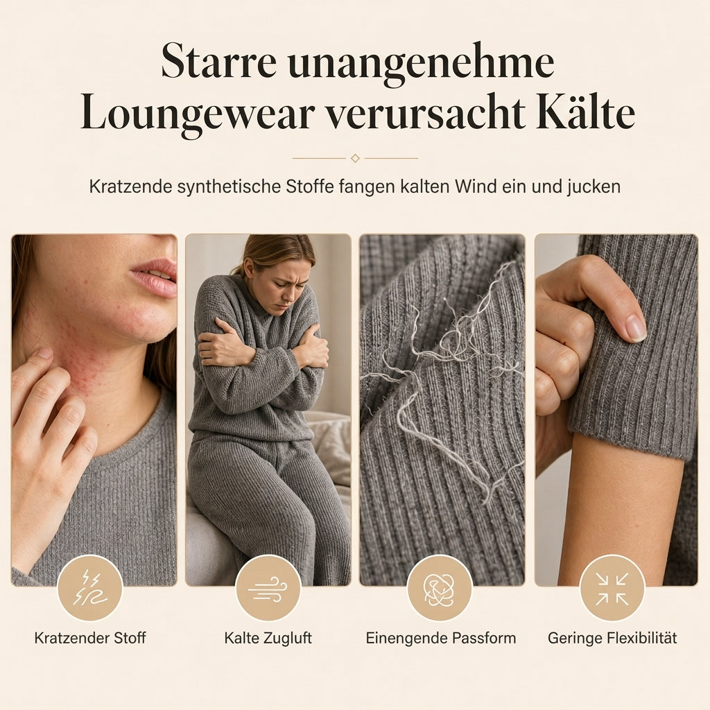 ✨Begrenzter Vorrat verfügbar, nicht verpassen!🔥🔥2-teiliges Damen-Set aus Strickpullover und weit geschnittenen Hosen