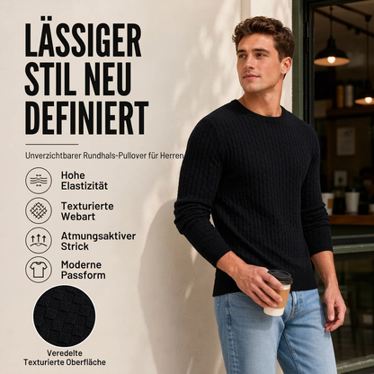 🙌 70% Wiederkaufquote🔥🔥Lässiger Strickpullover mit Rundhalsausschnitt für Herren