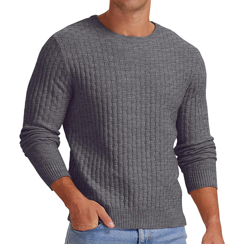 🙌 70% Wiederkaufquote🔥🔥Lässiger Strickpullover mit Rundhalsausschnitt für Herren