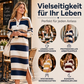 ✨Begrenzter Vorrat verfügbar, nicht verpassen!🔥🔥Damen Gestreifter Pulloverkleid mit Kragen