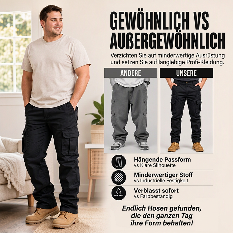 📢📢50%Rabatt!!!🎉✨Mehrtaschige Cargohose für Herren im Outdoor-Bereich