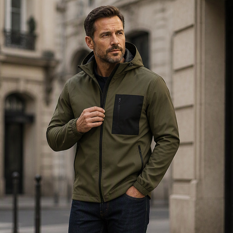 📢🎉Räumungsverkauf🛍️✨Herren Outdoor Windjacke mit abnehmbarer Kapuze