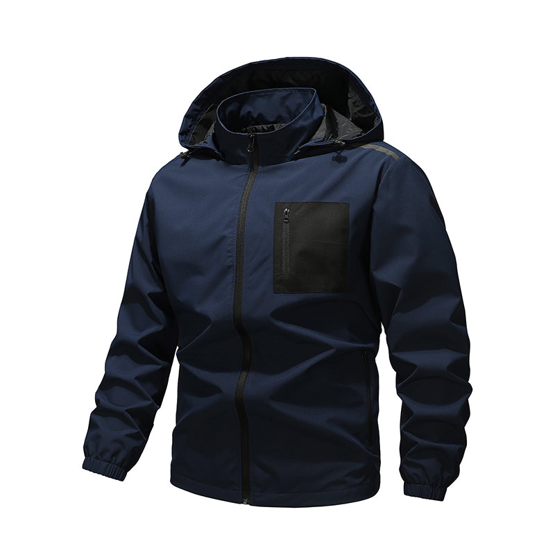 📢🎉Räumungsverkauf🛍️✨Herren Outdoor Windjacke mit abnehmbarer Kapuze