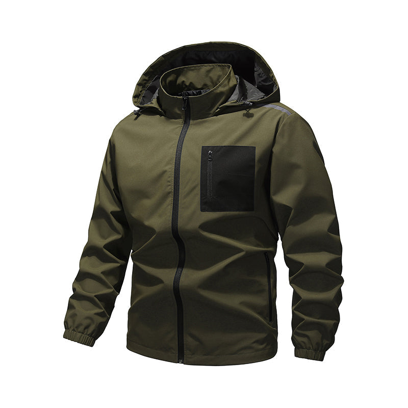 📢🎉Räumungsverkauf🛍️✨Herren Outdoor Windjacke mit abnehmbarer Kapuze