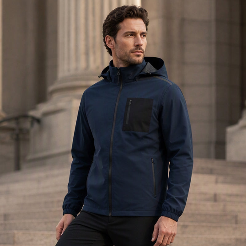 📢🎉Räumungsverkauf🛍️✨Herren Outdoor Windjacke mit abnehmbarer Kapuze
