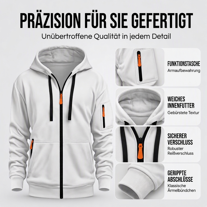 📢🎉50%Rabatt!!!🛍️✨Lässige wärmende Herrenkapuzenjacke