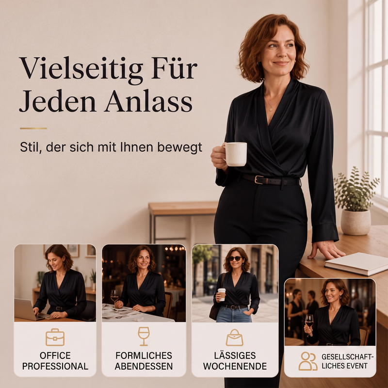Elegantes, seidig glattes Damen-Trägertop mit V-Ausschnitt