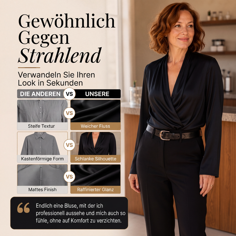 Elegantes, seidig glattes Damen-Trägertop mit V-Ausschnitt