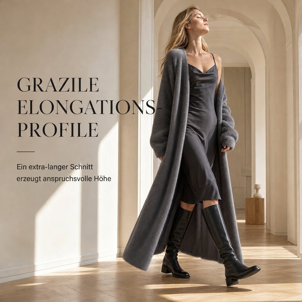 🔥Beliebtes Produkt ！✨Damen Langcardigan aus Kunstpelz-Fleece, flauschiger oversized Strickmantel für Herbst und Winter