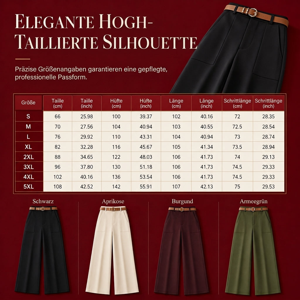 ✨Begrenzter Vorrat verfügbar, nicht verpassen!🔥🔥Damen Freizeit Hosenanzug Weites Bein Hosen Herbst Winter Lange Hosen