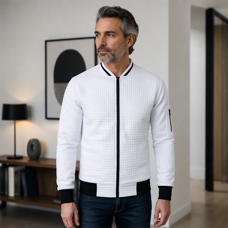 ✨Begrenzter Vorrat verfügbar, nicht verpassen!🔥🔥Herren Freizeit Waffelstrick Steppjacke