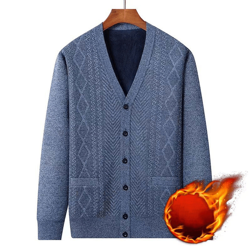 🙌 70% Wiederkaufquote🔥🔥Herren Warmer Cardigan mit Knopfverschluss und V-Ausschnitt