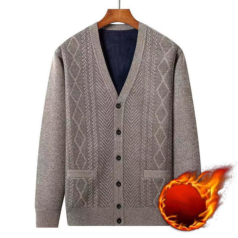 🙌 70% Wiederkaufquote🔥🔥Herren Warmer Cardigan mit Knopfverschluss und V-Ausschnitt