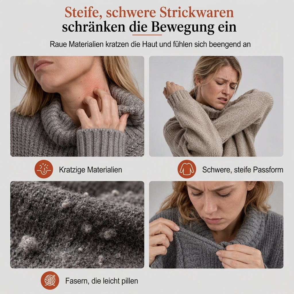 📢🎉50%Rabatt!!!🛍️✨Strickjacke für Damen, mittellang, offener Vorderschnitt, mit gerippten Bündchen